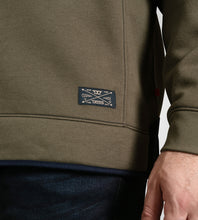 Load image into Gallery viewer, Leicester Khaki Half Zip Sweatshirt
