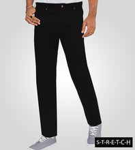 Load image into Gallery viewer, Claude Tapered Leg Black Jeans