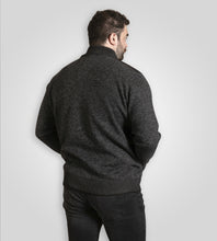 Load image into Gallery viewer, Dereham Knitted Black Zip Through