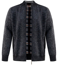 Load image into Gallery viewer, Dereham Knitted Black Zip Through