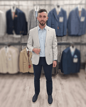 Load image into Gallery viewer, Belmont Silver Jacket with Navy Chino