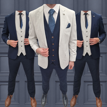 Load image into Gallery viewer, Belmont Silver + Calvin Navy Wedding Quotation 4