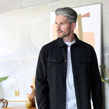 Load image into Gallery viewer, Brady Black Overshirt