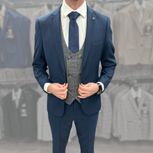 Load image into Gallery viewer, Calvin with Power + Calvin Navy Hire Wedding Quotation