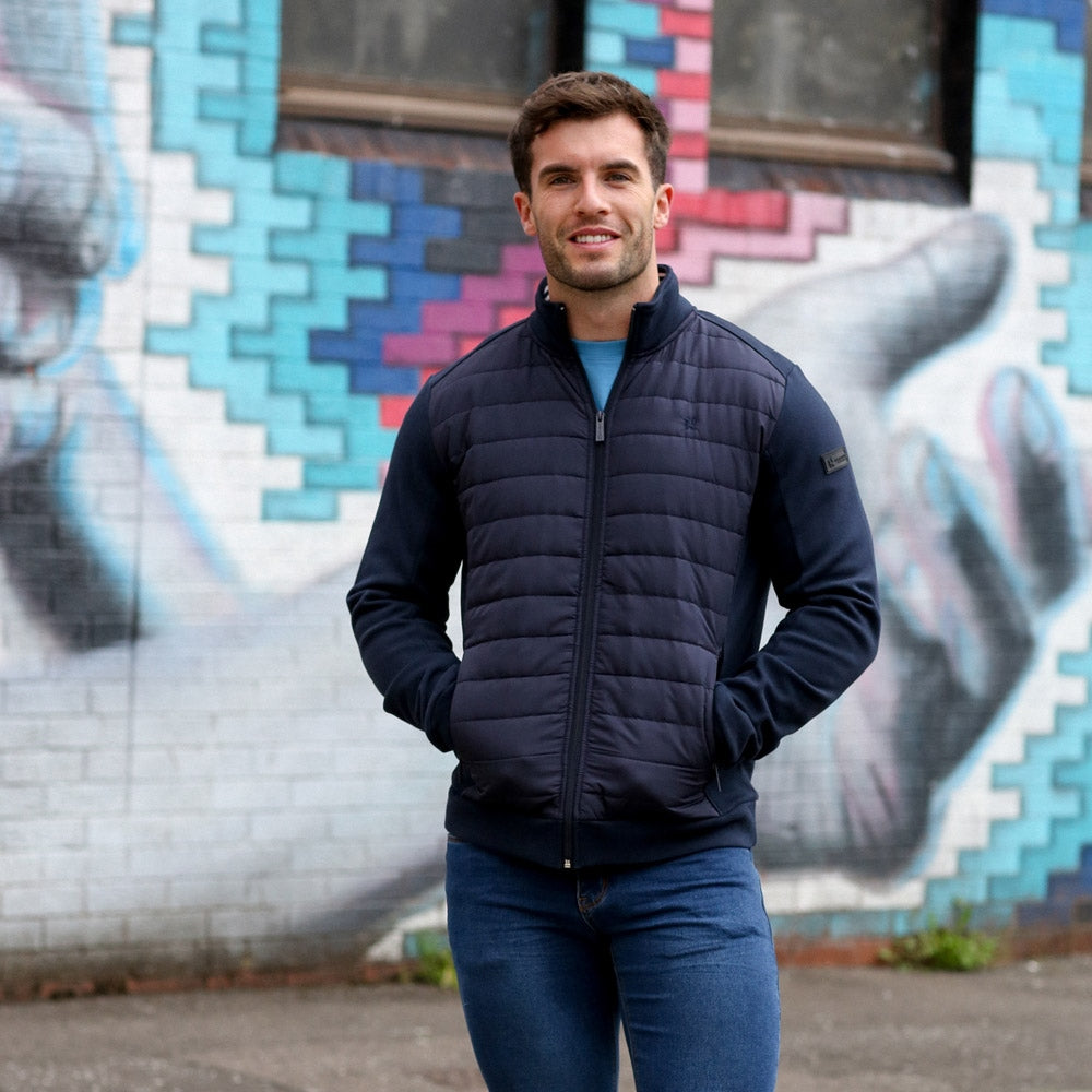 Daniel Zip Navy Jacket
