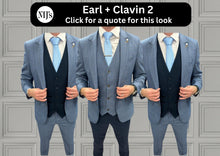 Load image into Gallery viewer, Earl Blue + Calvin Navy Wedding Quotation 2