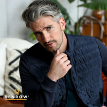 Load image into Gallery viewer, Gibson Zip Through Navy Jacket