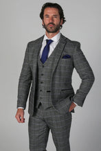 Load image into Gallery viewer, Harris Grey 3 Piece Suit