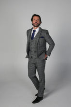 Load image into Gallery viewer, Harris Grey 3 Piece Suit