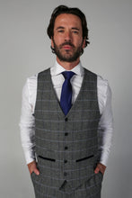 Load image into Gallery viewer, Harris Grey 3 Piece Suit