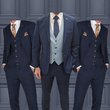 Load image into Gallery viewer, MJ Turquoise + Mayfair Navy Wedding Quotation 3