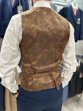 Load image into Gallery viewer, Calvin Blue 3 Piece with Holland waistcoat suit for hire