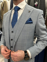 Load image into Gallery viewer, Mark Sky Blue + Calvin Navy Wedding Quotation 2