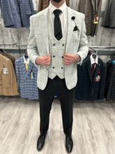 Load image into Gallery viewer, Radika Three Piece Suit With Black Trouser