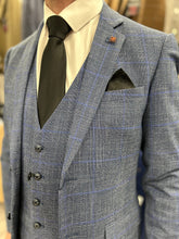 Load image into Gallery viewer, Phantom Blue Jacket & Waistcoat - Black Trousers