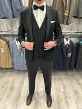 Load image into Gallery viewer, Wine Velvet Tux Jacket and black satin waistcoat + Harry Tux Hire Wedding Quotation