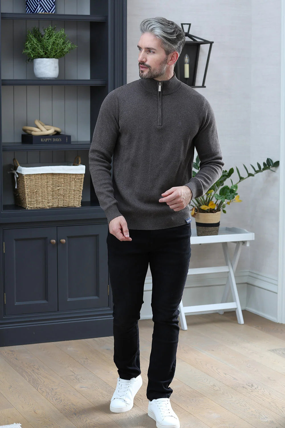 Kenrow Justin Half Zip Stone