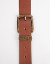 Load image into Gallery viewer, Wrangler Metal Loop Belt in Cognac