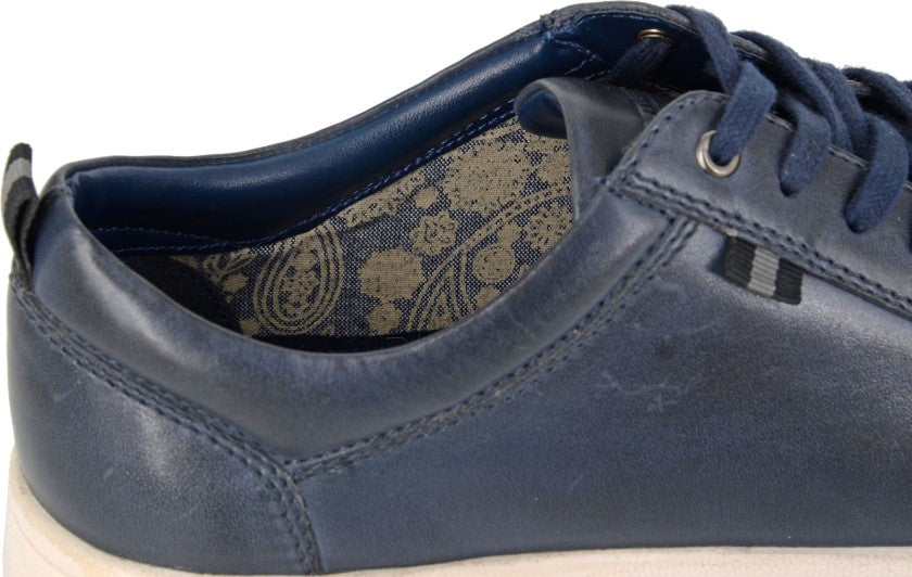 MJ799C Navy Leather shoe