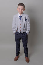 Load image into Gallery viewer, Mark Stone + Calvin Navy Wedding Quotation 2