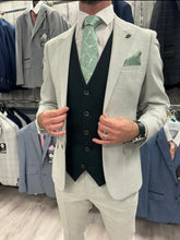 Load image into Gallery viewer, Mark Stone 2 piece suit with Jasper Green Waistcoat