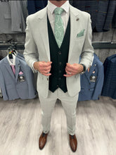 Load image into Gallery viewer, Mark Stone 2 piece suit with Jasper Green Waistcoat
