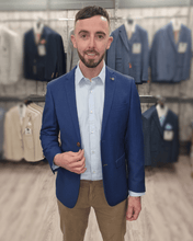 Load image into Gallery viewer, Mayfair Blue Jacket with Sand Chino