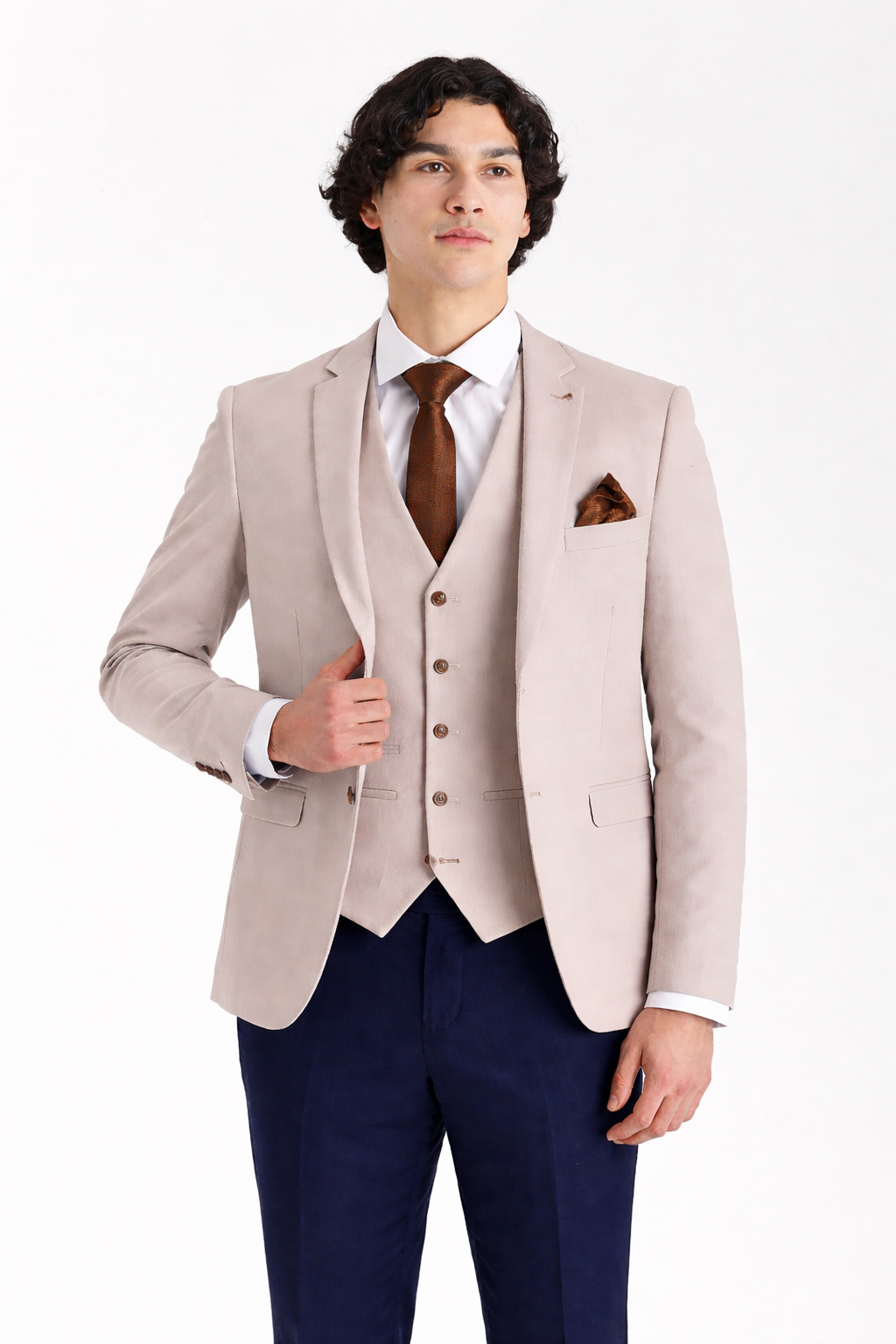 Mayfair Stone with navy