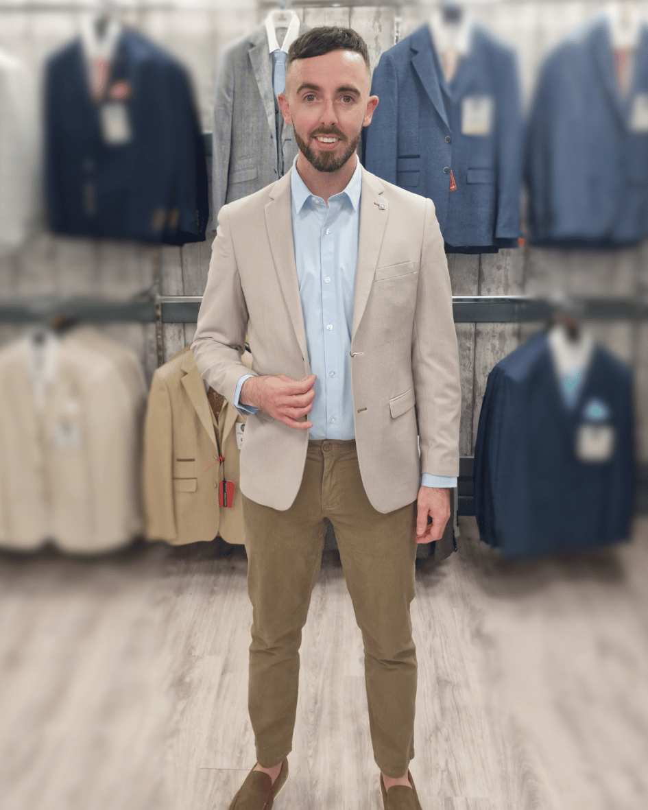 Mayfair Stone Jacket with Sand Chino