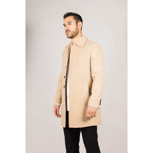 Load image into Gallery viewer, Beige Wool Blend Ovecoat