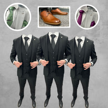 Load image into Gallery viewer, Parker Black Hire Wedding Quotation