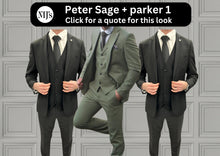 Load image into Gallery viewer, Peter Sage + Parker Black Wedding Quotation 1