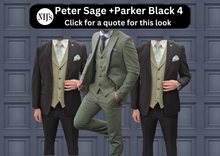 Load image into Gallery viewer, Peter Sage + Parker Black Wedding Quotation 4