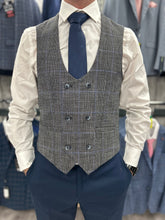 Load image into Gallery viewer, Calvin navy 2 piece with power waistcoat suit for hire