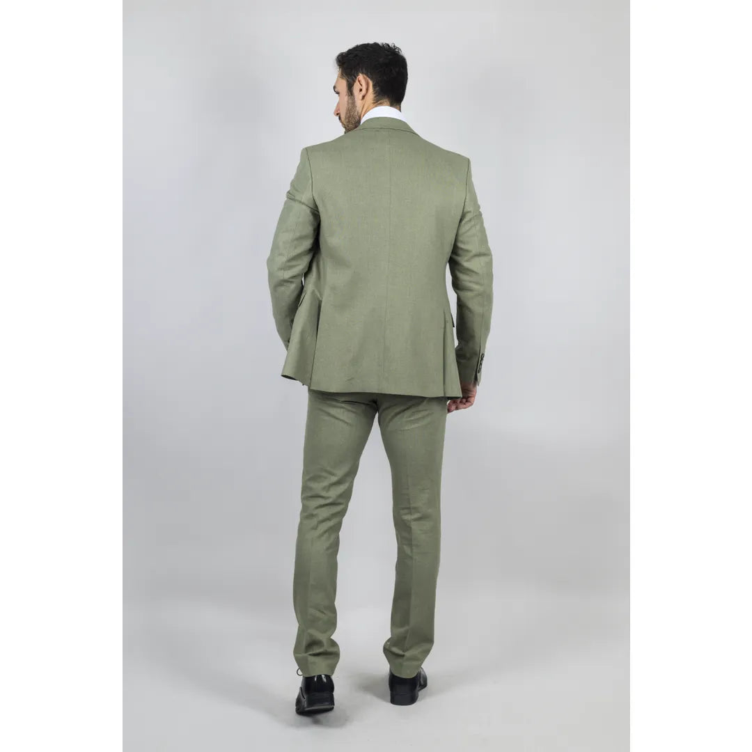 Patrick Sage Linen suit for hire