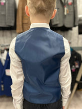 Load image into Gallery viewer, Cavani Sage Green 3 Piece Suit with navy trouser