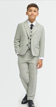 Load image into Gallery viewer, Boy's Camden Sage Green 3 Piece Suit