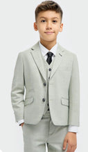 Load image into Gallery viewer, Boy's Camden Sage Green 3 Piece Suit