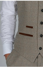 Load image into Gallery viewer, Ralph Beige 3 Piece suit for hire