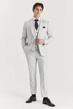 Load image into Gallery viewer, Belmont Silver 3 Piece Suit