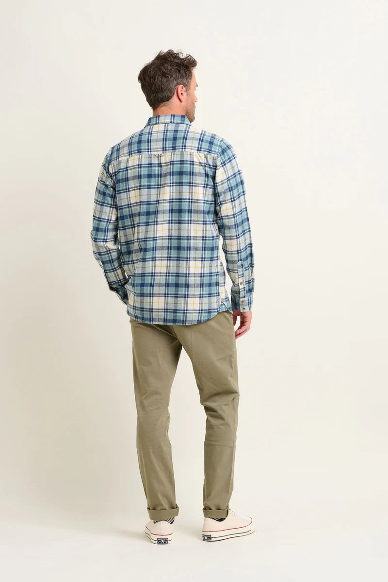Brakeburn Blue Checked Shirt