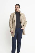 Load image into Gallery viewer, Harry Funnel Neck Coat in Oatmeal