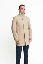 Load image into Gallery viewer, Harry Funnel Neck Coat in Oatmeal