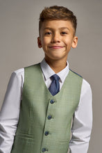 Load image into Gallery viewer, Boy's Caridi Sage Green 3 Piece Suit
