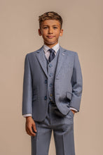Load image into Gallery viewer, Wells Blue Boys 3 Piece Suit