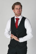 Load image into Gallery viewer, Mark Stone 2 piece suit with Jasper Green Waistcoat