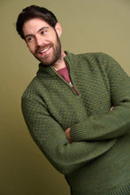 Load image into Gallery viewer, Khaki Quarter Zip Jumper