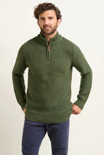 Load image into Gallery viewer, Khaki Quarter Zip Jumper