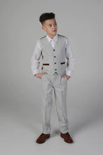 Load image into Gallery viewer, Boy's Mark Stone 3 Piece Suit