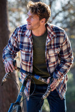 Load image into Gallery viewer, Navy Blanket Overshirt